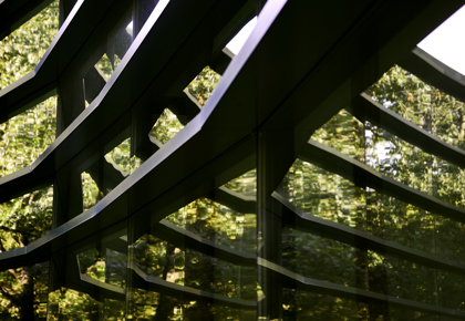 Beatrice E. Doser Building windows at Montcalm Community College