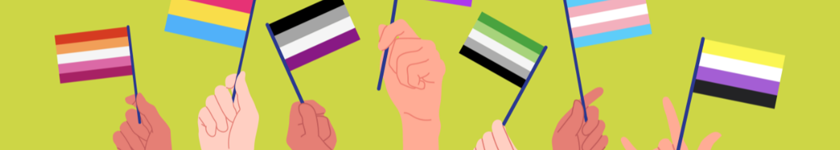 Pride Flags Banner.