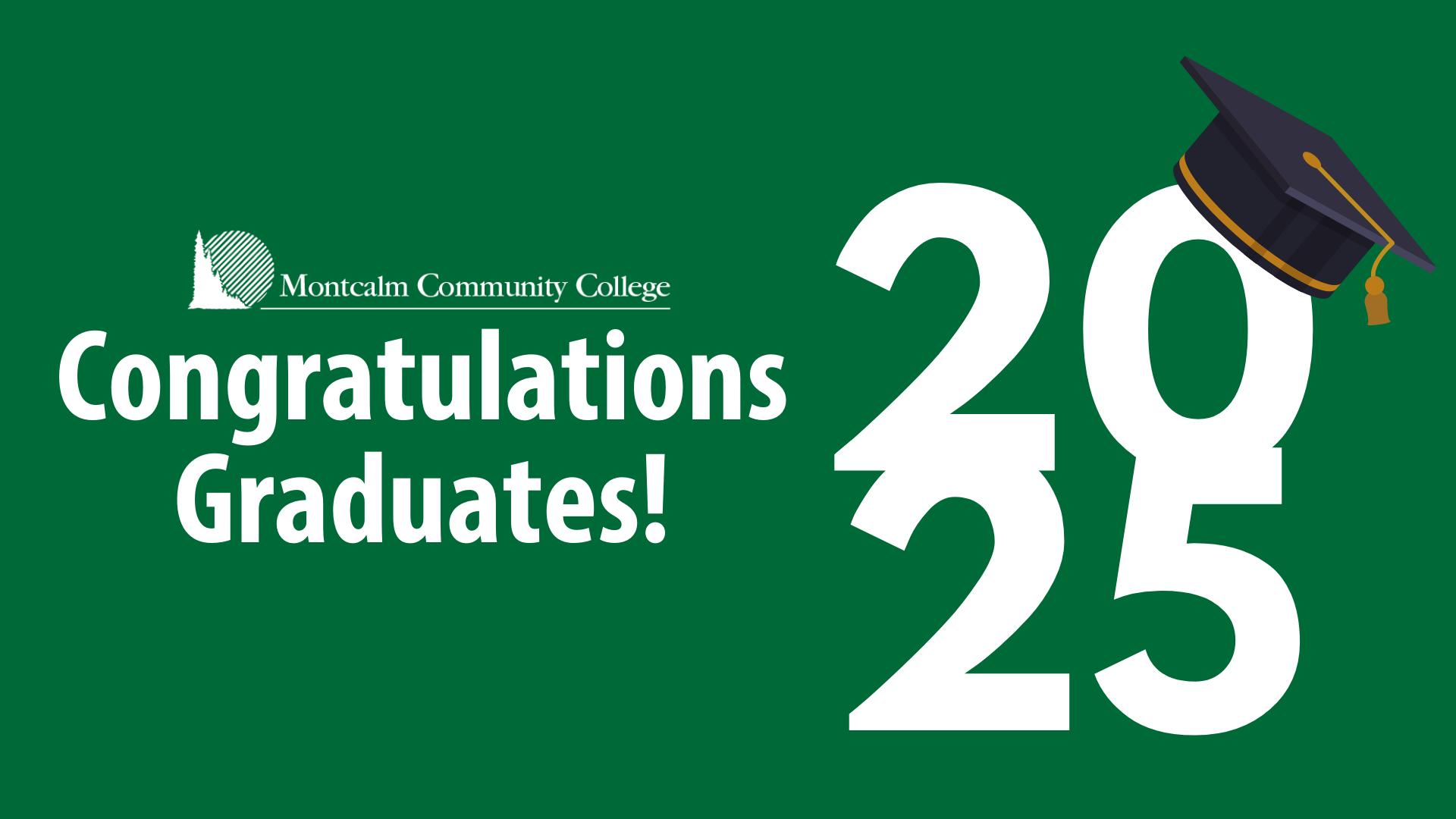 Congratulations Graduates 2025 Banner