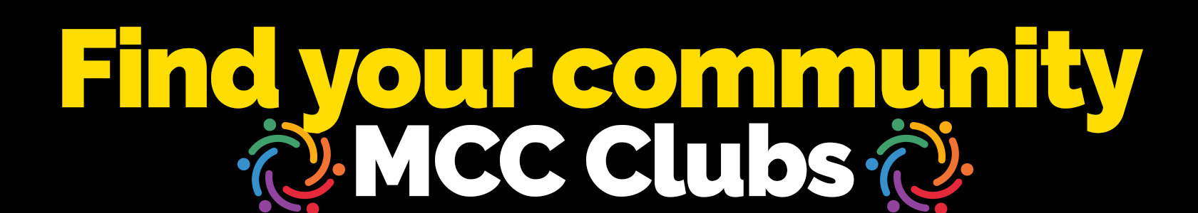 Find your community MCC Clubs Banner